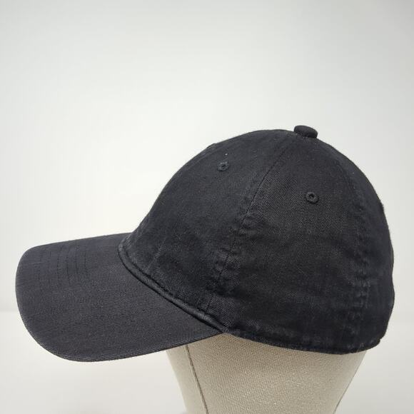 Unbranded Slideback Baseball Cap Black One Size Blank Outdoor Casual - Picture 3 of 9